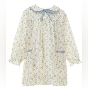 Edgehill Collection Little Girl Sz 6 Lovisa Peter Pan Collar Long Sleeve Dress